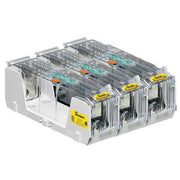 Open Fuse Block, 225 to 400A Amp Range, 600V AC/DC Volt Rating, 3 Poles, Box Lug