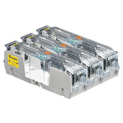 Open Fuse Block, H; K5 UL Class, 600V AC/DC Volt Rating, 3 Poles, Box Lug