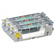 Open Fuse Block, H; K5 UL Class, 600V AC/DC Volt Rating, 3 Poles, Box Lug