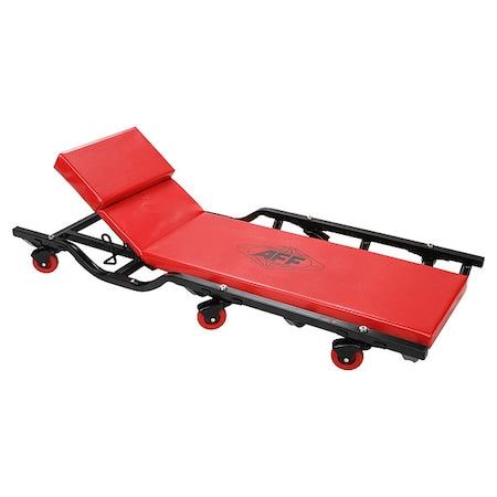 Creeper,Steel,Heavy-Duty,400 lb,Red