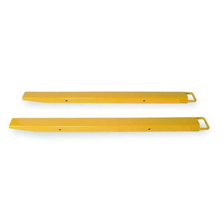 Fork Extensions,Yellow,6 x 96 In,Pk2