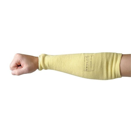 Cut-Resistant Sleeve, Cut Level A3, Kevlar, Latex-Free, 24 in L, Yellow, Large