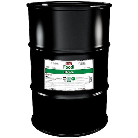Silicone Lubricant, 55 gal., Drum, Silicone, Colorless