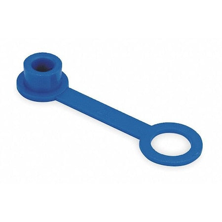 Grease Fitting Cap,Blue,Long PK10