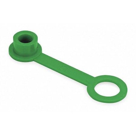 Grease Fitting Cap,Green,Long,PK10