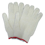 Condor Heat Resistant Gloves, Polyester/cotton, 250  Degrees F Max Temp., Knit Cuff natural, 1 PR