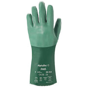 AlphaTec(R) 08-354 Chemical Resistant Gloves, Neoprene, 14 in L, 55 mil, Green, 10, 1 PR