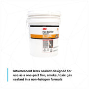 Fire Barrier Sealant,Yellow,4.5 gal