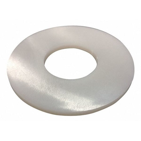 Flat Washer, For Screw Size M6 ,Nylon Plain Finish, 50 PK