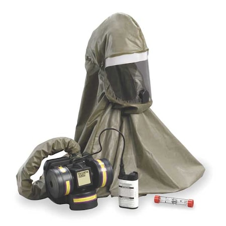 PAPR System, Breathe Easy, Hood, Belt-Mount, Integrated, Universal