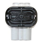 Insulation-Displacement Wire Connector, 18 AWG Max, 3 Port, Black, Polycarbonate Insulation, 600 V