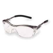 3M(TM) Nuvo(TM) Reader Safety Glasses, Gray Traditional Frame, 2.0 Diopter, Clear Lens, Universal