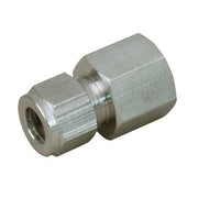 1/4" x 1/8" A-LOK x FNPT SS Female Straight Connector