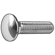 Carriage Bolt, Square Neck, 5/16"-18, 1 in L, Steel, Grade 5, Chrome, 5 PK