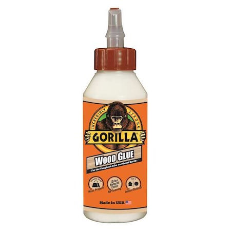 Wood Glue, Wood Glue Series, Natural Tan Wood, 24 hr Full Cure, 18 oz, Bottle
