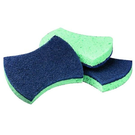 Scotch-Brite Scrubber Sponge,2-7/8" L,4-1/2"W, PK20