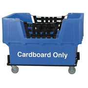 Matl Handling Cart,Cardboard Only,Blue