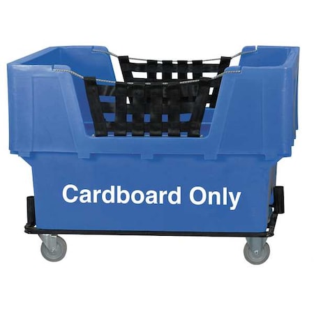 Matl Handling Cart,Cardboard Only,Blue