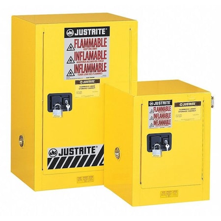 Sure-Grip EX Flammable Cabinet, 15-gal benchtop