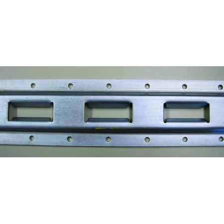 Vertical E-Track,Zinc Plated Finish
