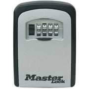 Lock Box, Surface, Height 4 1/2 in, Metal, Black, Key Capacity 5, Includes Mounting Hardware