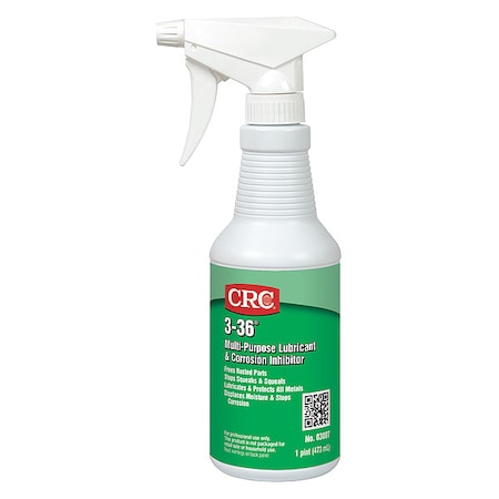 Multi-Purpose Lubricant and Corrosion Inhibitor, 3-36, -50 to 250 Degrees F, 16 oz Spray Bottle
