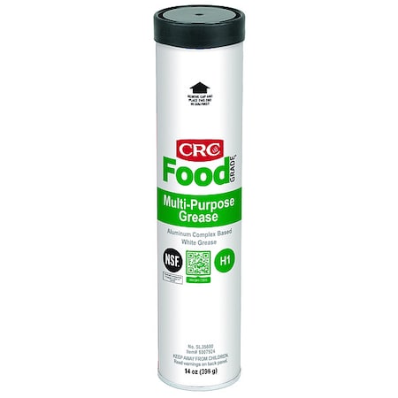 Sta-Lube Multipurpose Food Grade Grease, 14 oz, Cartridge, H1 Food Grade, NLGI 2, H1 Food Grade
