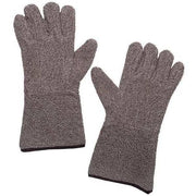Condor Heat Resistant Gloves, Terry Cloth, 450  Degrees F Max Temp., Gauntlet Cuff Brown/White