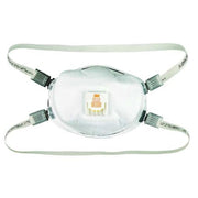 Disposable Respirator, N100, Molded, Dual, Adjustable, Metal Nose Clip, M