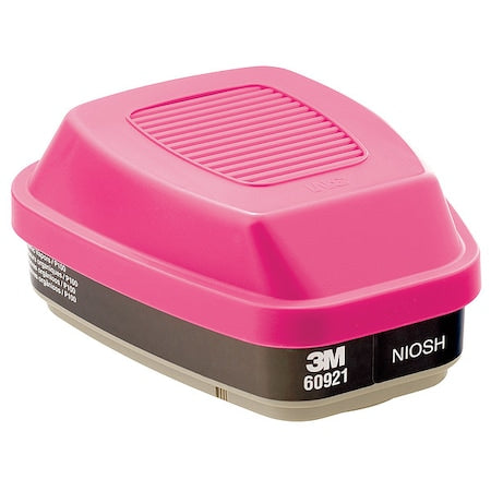 Combination Cartridge/Filter, Organic Vapor (OV)/P100, Bayonet, NIOSH, Black/Magenta, PK2