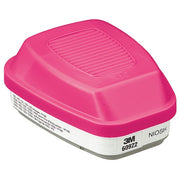 Combination Cartridge/Filter, 6000, Magenta, White, Bayonet, 3M(TM) Half and Full Respirators
