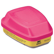 Combination Cartridge/Filter, Acid Gas (AG)/Organic Vapor (OV)/P100, Bayonet, Magenta/Yellow, PK2