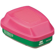Combination Cartridge/Filter, 6000, Green, Magenta, Bayonet, 3M(TM) Half and Full Respirators