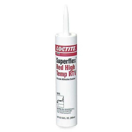 High Temp. Gasket Sealant, 300 mL, Red, Temp Range -75 to 600 Degrees F