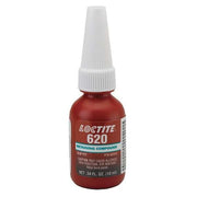 Retaining Compound, 620 Series, Green, Liquid, High-Temperature Resistant, 10 mL Bottle
