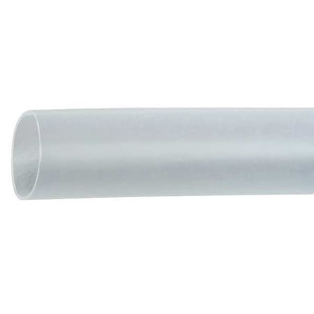 Heat Shrink Tube, Thin Wall, 2:1 I.D. Shrink Ratio, 1.5 in I.D. Before Shrinking, Clear, 100 ft