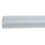 Heat Shrink Tube, Thin Wall, 2:1 I.D. Shrink Ratio, 0.38 in I.D. Before Shrinking, Clear, 6 in