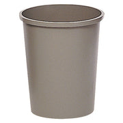 Untouchable(R) 11 gal Round Indoor Plastic Can, Gray, None, Plastic, Not Applicable