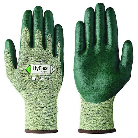 Cut Resistant Coated Gloves, Cut Level A5 ,Dipped ,Nitrile ,Sandy ,S 1 PR