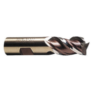 4-Flute HSS Center Cutting Square Single End MIll Cleveland HG-4C Bright 1-1/4x1-1/4x2x4-1/2