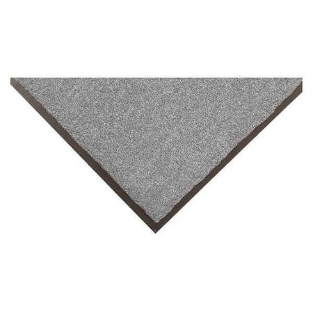 Entrance Runner, Nylon, 3/8 in Thick, Gray, 3 ft W x 8 ft L