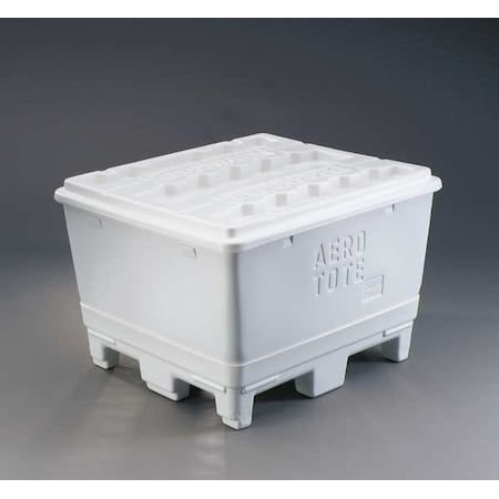 White Plastic Bulk Container Lid