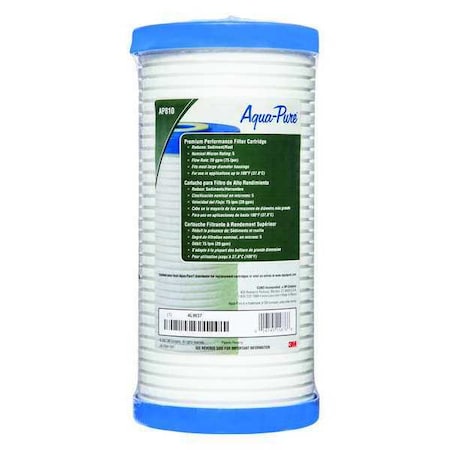 Quick Connect Filter, 20 gpm, 5 Micron, 4-5/8" O.D., 9 3/4 in H