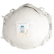 Disposable Respirator, Nuisance Acid Gas, P95, Molded, Dual, Non-Adjustable, Metal Nose Clip, M