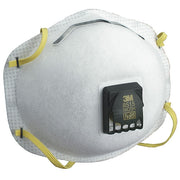 N95 Disposable Respirator, Cool Flow Valve, Molded, Dual Headstrap, Welding Respirator, PK10