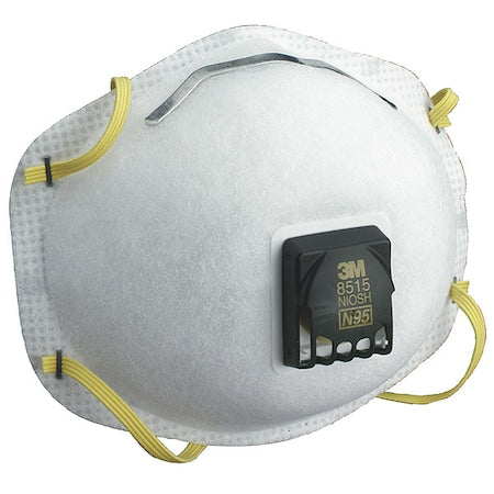 N95 Disposable Respirator, Cool Flow Valve, Molded, Dual Headstrap, Welding Respirator, PK10