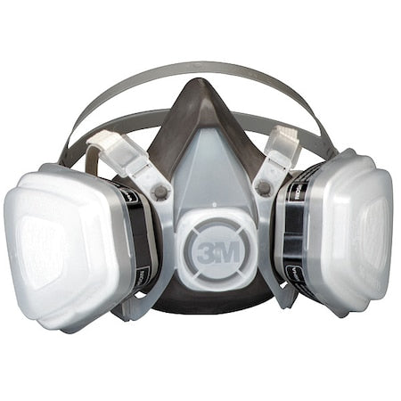 Half Mask Respirator Kit, Includes 2 Cartridges, Organic Vapor (OV), P95, 5000 Series, Size S