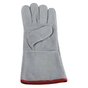 Left Hand Only Welding Glove, Gauntlet Cuff, Wing Thumb, Leather Cowhide, M