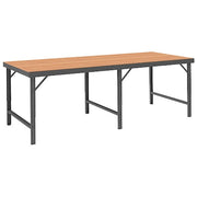 Bolted WorkBench, Particleboard, 120" W, 28" to 42" Height, 2000 lb., Folding