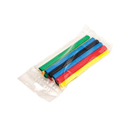 Heat Shrink Tube Kit, Thin Wall, 2:1 I.D. Shrink Ratio, 1/8 in I.D. Before Shrinking, 6 in, 28 PK